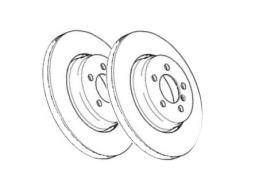TARCZA HAM./PRZ/ RENAULT CLIO III 05- BOSCH 0 986 479 080