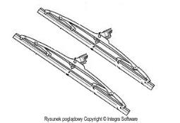 SPRĘŻ.GAZOWA VW T4 /TYŁ/ Z WYCIERACZKĄ ISZYBĄ OGRZEWANĄ 07/92- /DŁ.686MM,SKOK-255MM,F-910/ KROSNO KR23223