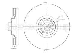 TARCZA HAM./PRZ/ AUDI A4/A6/ALLROAD 00-  321X30 23-0705C