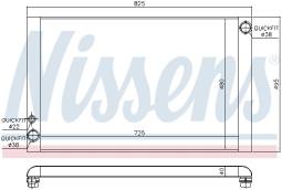 CHŁODNICA AUDI A8 3,0-4,2TDI 03- /M/A/ NISSENS NIS 60428