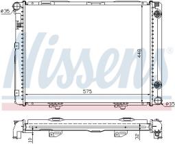 CHŁODNICA DB W202 C180,C200,C220 93-C230,C240,C280 97- NISSENS NIS 62750A