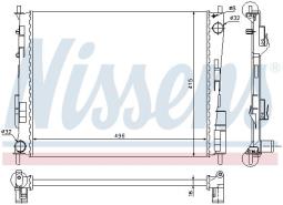 CHŁODNICA RENAULT TWINGO 1,2-1,5DCI 07-/+AC/ NISSENS NIS 67286