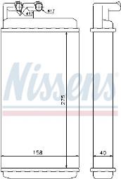 NAGRZEWNICA AUDI 100 76-94 NISSENS NIS 70220