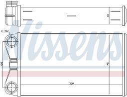 NAGRZEWNICA AUDI A4 00-,04- /SEAT EXEO 09-/ NISSENS NIS 70226