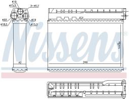 NAGRZEWNICA BMW 5 96- NISSENS NIS 70530