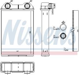 NAGRZEWNICA ALFA ROMEO MITO 09- NISSENS NIS 71163