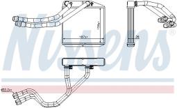 NAGRZEWNICA FORD FOCUS II 04- NISSENS NIS 71770