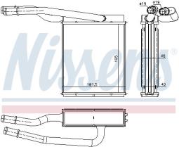 NAGRZEWNICA FORD FOCUS 04- NIS 71777