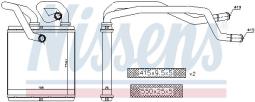 NAGRZEWNICA PEUGEOT 405 87- NISSENS NIS 72935