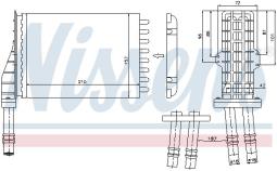 NAGRZEWNICA RENAULT ESPACE 96- NISSENS NIS 73258