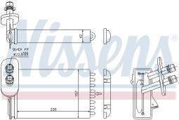 NAGRZEWNICA VW GOLF IV 98- /OCTAVIA,A3,TOLEDO,LEON,TT,BORA/ NISSENS NIS 73921
