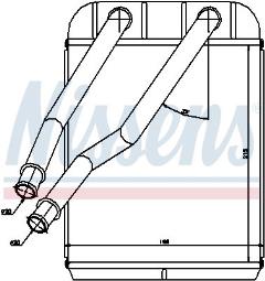 NAGRZEWNICA VW TOUAREG 02- /Q7,CAYENNE/ NISSENS NIS 73975