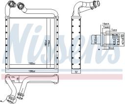 NAGRZEWNICA VW BEETLE 11-, VW PASSAT B7 10- NIS 73994
