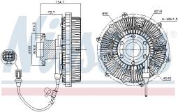 WENTYLATOR NAGRZEWNICY SKODA FABIA 99- NISSENS NIS 87028
