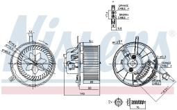 WENTYLATOR NAGRZEWNICY VW GOLF V  10/03- NISSENS NIS 87032