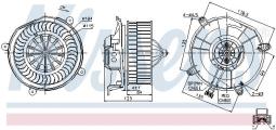 WENTYLATOR NAGRZEWNICY FIAT PUNTO GRANDE09/05- NISSENS NIS 87136