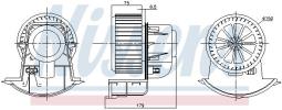 WENTYLATOR NAGRZEWNICY VW TRANSPORTER T57H, 7E 03- NIS 87271