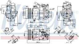 KOMPRESOR KLIM.VW T5 2.0TDI 09- NIS 890048