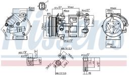 KOMPRESOR KLIM.SEAT CORDOBA 93- NISSENS NIS 89026