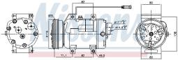 KOMPRESOR KLIM.BMW 3-SERIES E46 -98 NISSENS NIS 89034