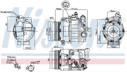 KOMPRESOR KLIM.DB C-CLASS 00- /W203/ NISSENS NIS 89033