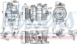KOMPRESOR KLIM.VW JETTA IV /162, 163/ 10- NIS 890337