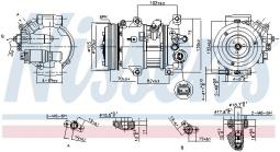 KOMPRESOR KLIM.FORD FOCUS 98- NISSENS NIS 89071