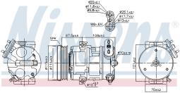 KOMPRESOR KLIM.OPEL CORSA 06- NISSENS NIS 89100