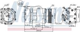KOMPRESOR KLIM.VW SHARAN 2,8 VR691-95 NISSENS NIS 89118