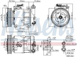 KOMPRESOR KLIM.ALFA ROMEO 156 -97 NISSENS NIS 89120