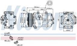 KOMPRESOR KLIM.CITROEN JUMPY 07- NIS 89136
