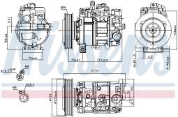 KOMPRESOR KLIM.AUDI A6 04- NISSENS NIS 89209