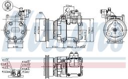 KOMPRESOR KLIM.TOYOTA AVENSIS 08- NIS 89314