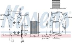 CHŁODNICA OLEJU BMW 3 F30-F31-F35-F80 11-, BMW 3 GT F34 13-, BMW NIS 90907