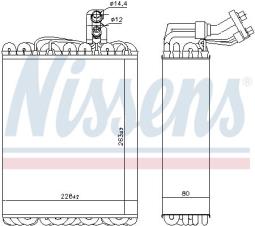 PAROWNIK KLIM.SEAT CORDOBA 1,4-2,0 96- NISSENS NIS 92135