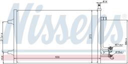 CHŁODNICA KLIM.FORD FIESTA 1,6 TDCI FUSION 11/04- /MAN+AUT/ NISSENS NIS 940097