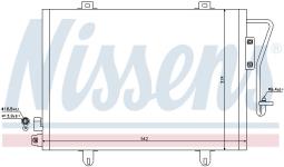 CHŁODNICA KLIM.RENAULT CLIO II 98- /THA LIA/ /7700414103/ NISSENS NIS 94279