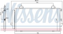 CHŁODNICA KLIM.TOYOTA RAV 4 00-         /8846042070/ NISSENS NIS 94741