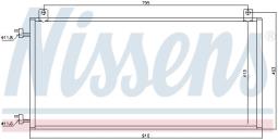OSUSZACZ KLIMATYZACJI BMW 5 E39 95- 2,0-4,0 /8375760 64538375760/ NISSENS NIS 95174