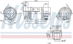OSUSZACZ KLIMATYZACJI SKODA FABIA 99-   /CORDOBA,IBIZA 02-,POLO 01-/ /6Q0820193/ NISSENS NIS 95326