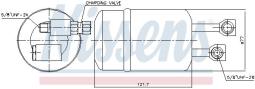 OSUSZACZ KLIMATYZACJI VW T4 90-         /701820191A/ NISSENS NIS 95188
