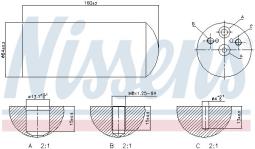 OSUSZACZ KLIMATYZACJI BMW 5 E39 98- /E38,E46,Z4,X3/ /8377330/ NISSENS NIS 95172