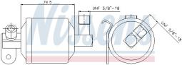 OSUSZACZ KLIMATYZACJI CITROEN XSARA     1,4-2,0 97- /6455Z4/ NISSENS NIS 95204