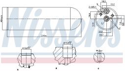 OSUSZACZ KLIMATYZACJI CITROEN JUMPY 1,6-2,0 07- NISSENS NIS 95407