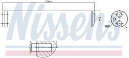 OSUSZACZ KLIMATYZACJI RENAULT CLIO II   98- /7700836314/ NISSENS NIS 95241