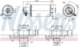 OSUSZACZ KLIMATYZACJI VW GOLF III,VENTO,POLO,IBIZA NISSENS NIS 95260