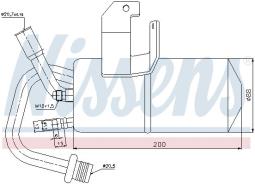 OSUSZACZ KLIMATYZACJI FORD FIESTA 01- /FUSION,MAZDA 2/ /1148792 1148935 1209041 DE94615A0/ NISSENS NIS 95317
