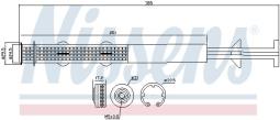 OSUSZACZ KLIMATYZACJI OPEL ASTRA II 1,4-2,2 98- NISSENS NIS 95403