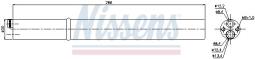 OSUSZACZ KLIMATYZACJI AUDI A4 07- /8K0.28.403AB/ NISSENS NIS 95451