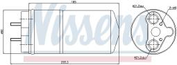 OSUSZACZ KLIMATYZACJI OPEL VIVARO 1,9DTI01- NISSENS NIS 95462